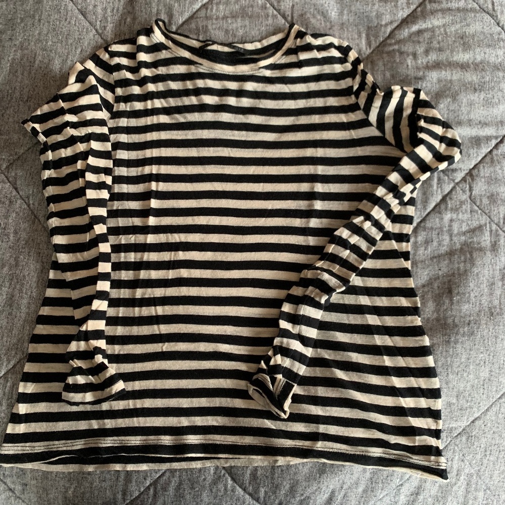 Proenza Schouler Striped Long-Sleeve Tee